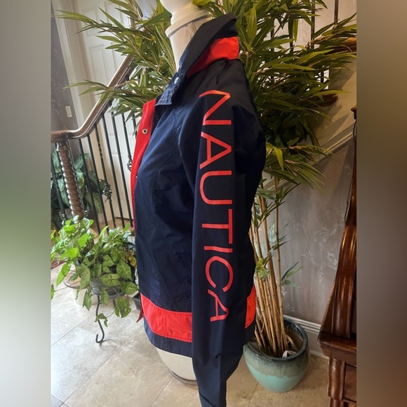 Nautica ladies windbreaker/jacket, extra small NWOT navy, and red - Picture 4 of 14